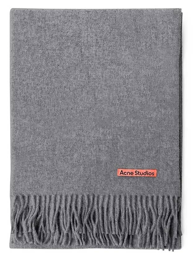 아크네스튜디오 CA0209 GREY MELANGE 990 오버사이즈 프린지 머플러