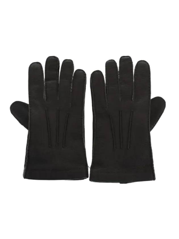 프라다 레더 장갑 브라운