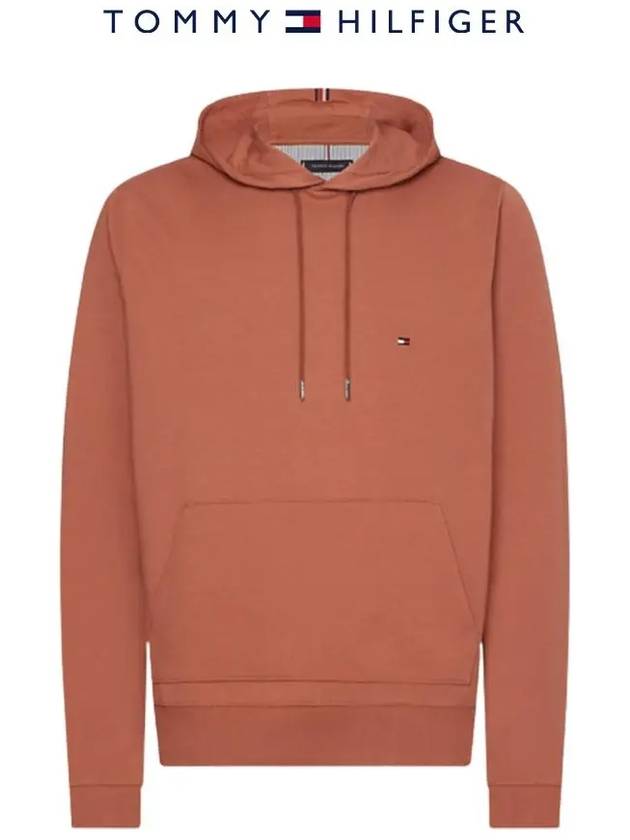 타미힐피거 후드티 1985 솔리드 후디 피치 TOMMY HILFIGER 오버핏