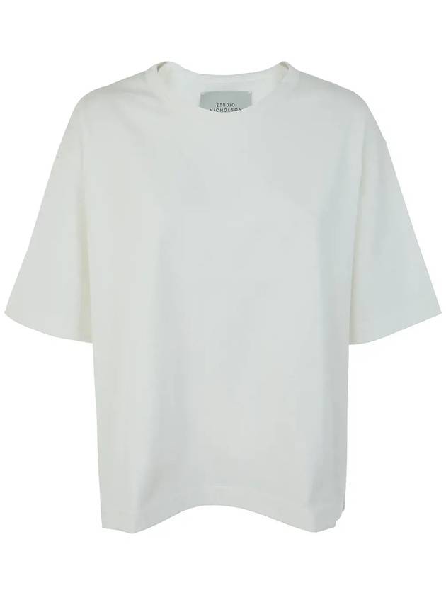 스튜디오 니콜슨 리 반팔 크루넥 티셔츠 LEESNW829_OPTICWHITE