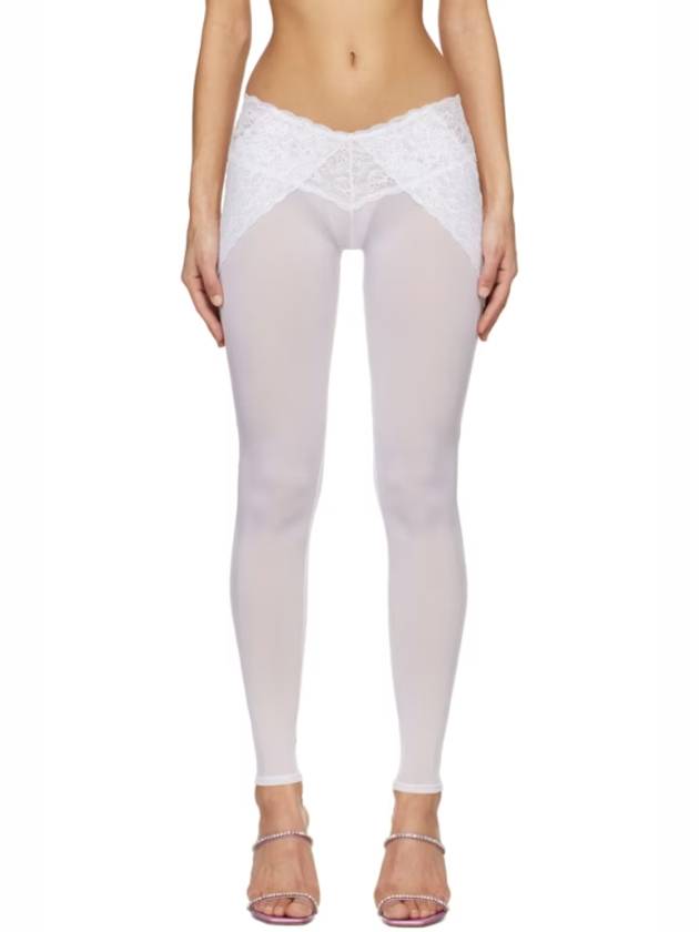 포스터 걸 화이트 마고 레깅스 Virgin White