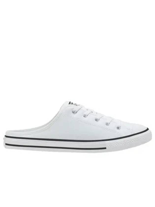 W 컨버스 척 테일러 올스타 데인티 뮬 슬립 화이트 W Converse Chuck Taylor All Star Dainty Mule Slip White