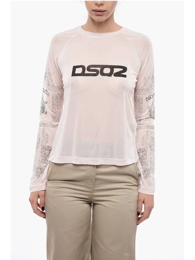 디스퀘어드2 여성 긴팔 티셔츠