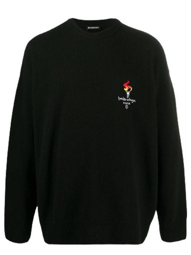 발렌시아가 울캐시미어혼방 크루넥 니트 621032