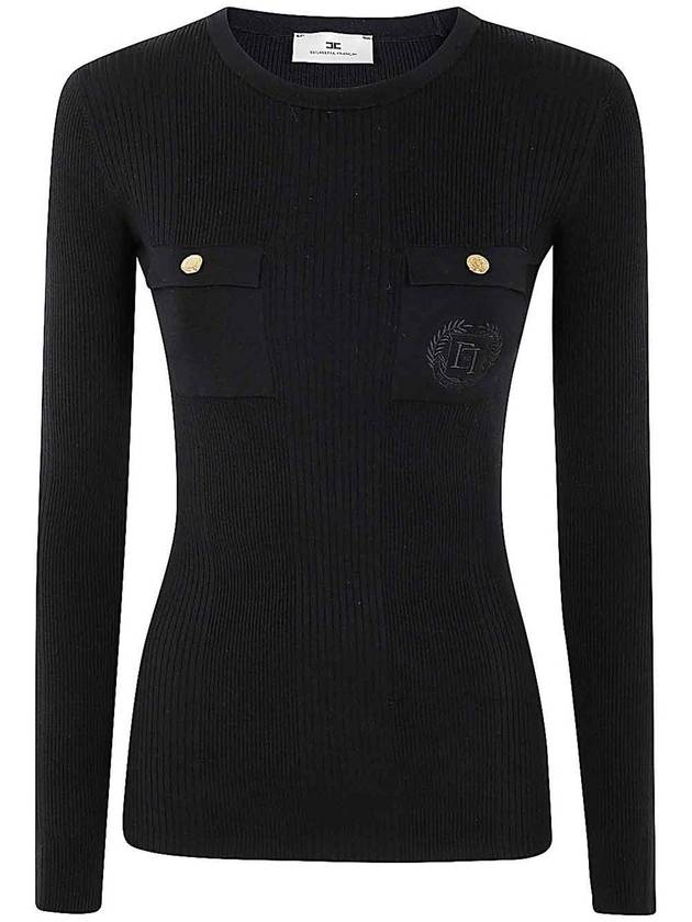 Elisabetta Franchi Crew Neck Sweater