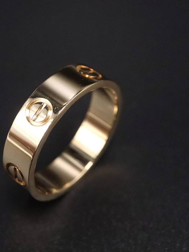 Cartier까르띠에 B4084600 18K 옐로우 골드 5.5MM LOVE 반지59호