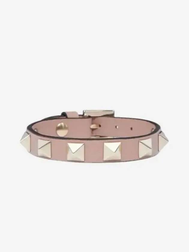 W 발렌티노 락스터드 브레이슬릿 핑크 W Valentino Rockstud Bracelet Pink