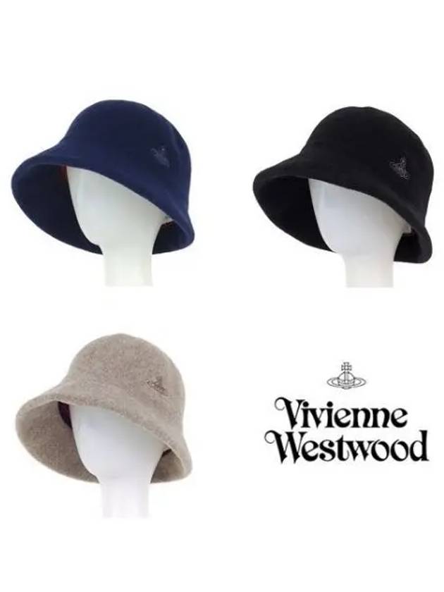 일본 비비안웨스트우드 라인ORB 바스크 크로쉐 버킷햇