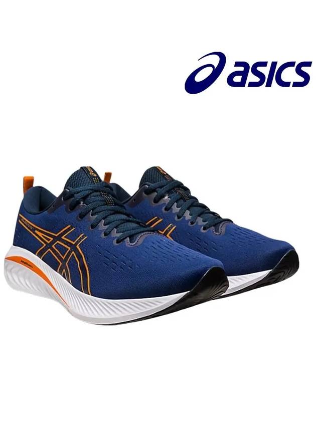 아식스 남성 젤 익사이트 10 러닝 운동화 스니커즈 네이비