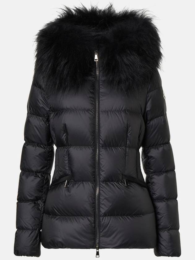 24FW 몽클레르 여성 Boed 쇼트 다운 패딩 블랙 Fur J2 093 1A0009 5595FE 999