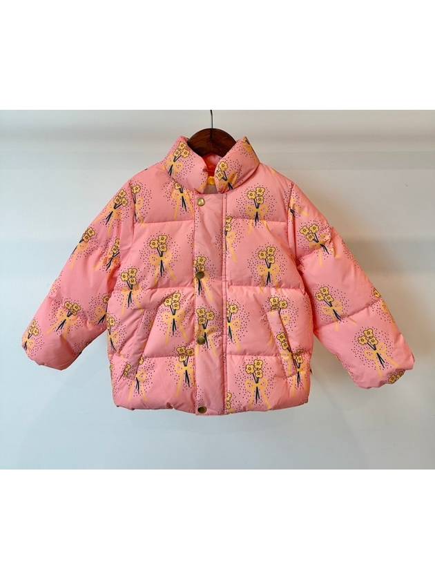 24FW 미니로디니 WINTER FLOWERS 푸퍼 패딩 자켓 2471011328 핑크