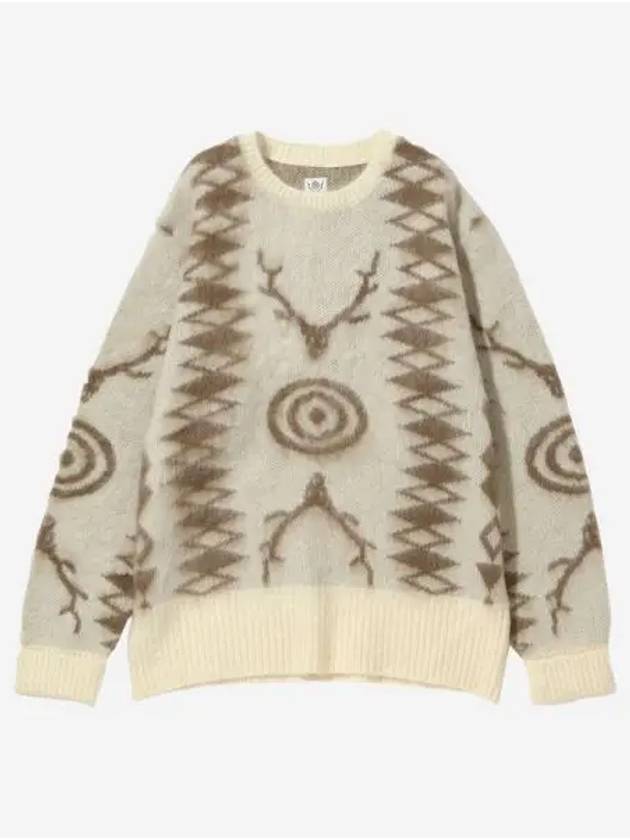 사우스2 웨스트8 루즈핏 스웨터 S2W8 네이티브 오프 화이트 South2 West8 Loose Fit Sweater S2W8 Native Off White