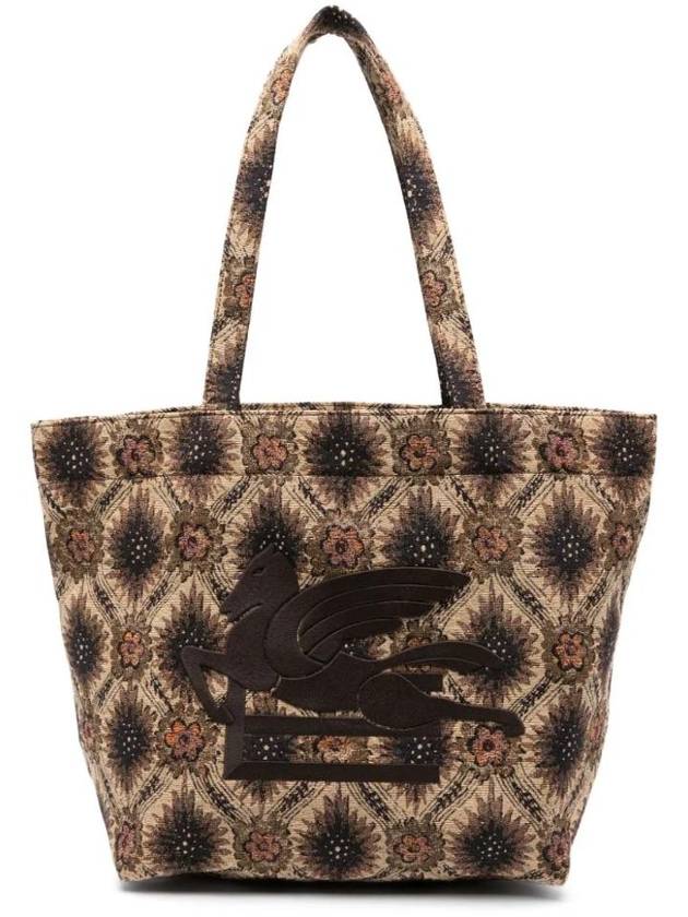 에트로 트로터 자카드 토트 백 1P0487111