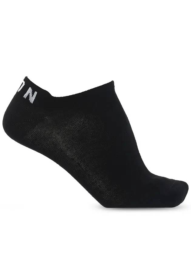 디스퀘어드2 로고 양말 블랙