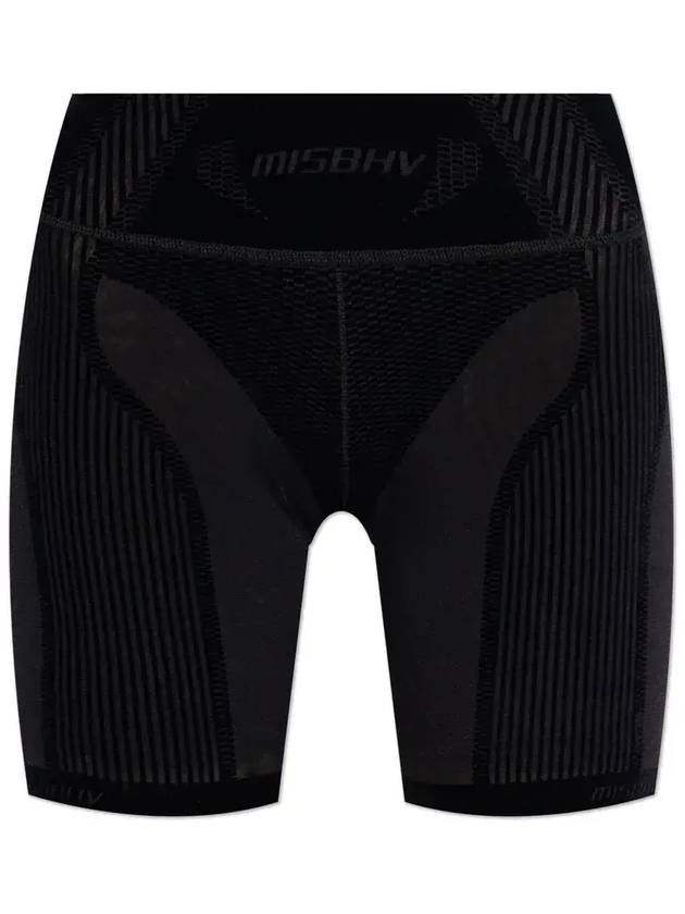 Misbhv 플록 메시 스포츠 반바지 250W5030_BLACK