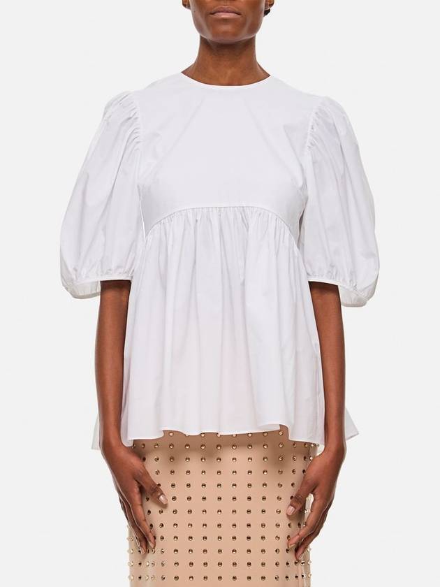 Cecilie Bahnsen Anisha Top Cotton White