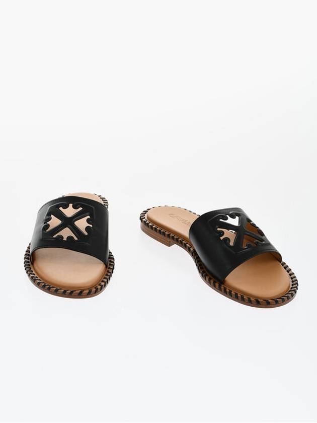 오프화이트 여성 샌들