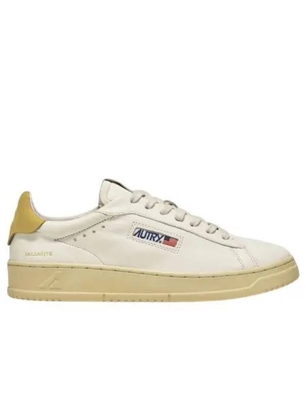 W 오트리 달라스 로우 고트스킨 누벅 스니커즈 옐로우 W Autry Dallas Low Goatskin Nubuck Sneakers Yellow
