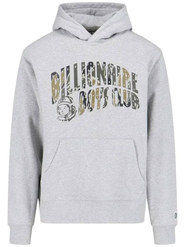Billionaire Boys Club 로고 프린트 후디 B24336_HEATHERGREY