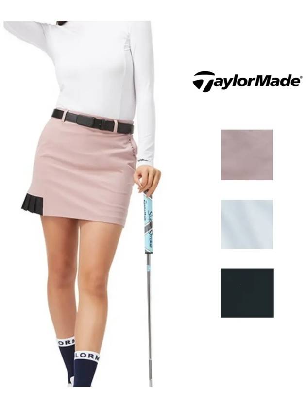 23SS 테일러메이드 여성 TM 스트레치 플리츠 스커트 3컬러 TJ282