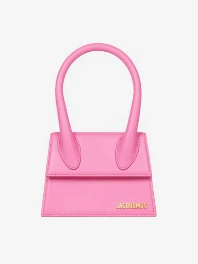 자크뮈스 르 치키토 모옌 시그니쳐 핸드백 핑크 Jacquemus Le Chiquito Moyen Signature Handbag Pink