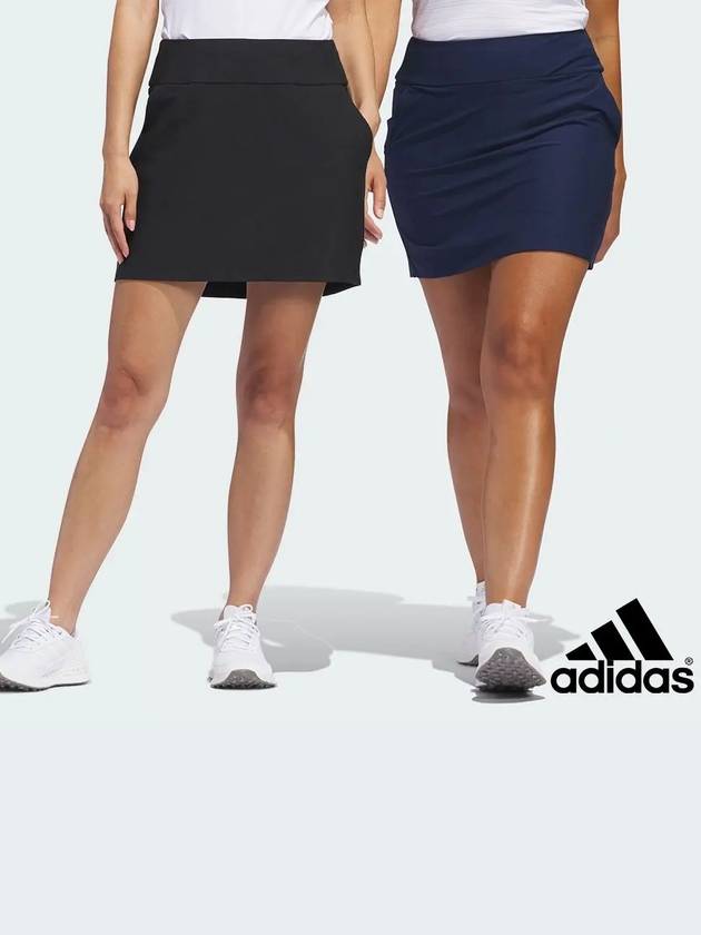 아디다스 치마 솔리드 골프 스커트 컬리지에이트네이비 블랙