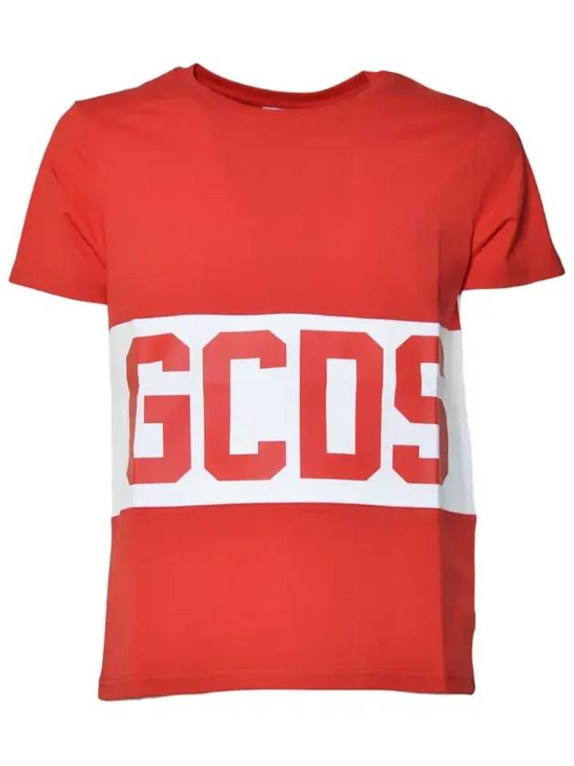 GCDS 밴드 로고 일반 티셔츠 B1XM2314JA3_45
