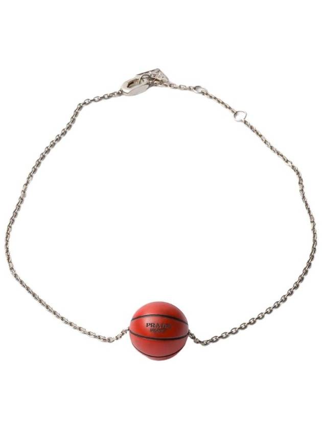 프라다 메탈 베스킷볼 네클리스 퓨터 오렌지 2IC214 2HKQ F04ON