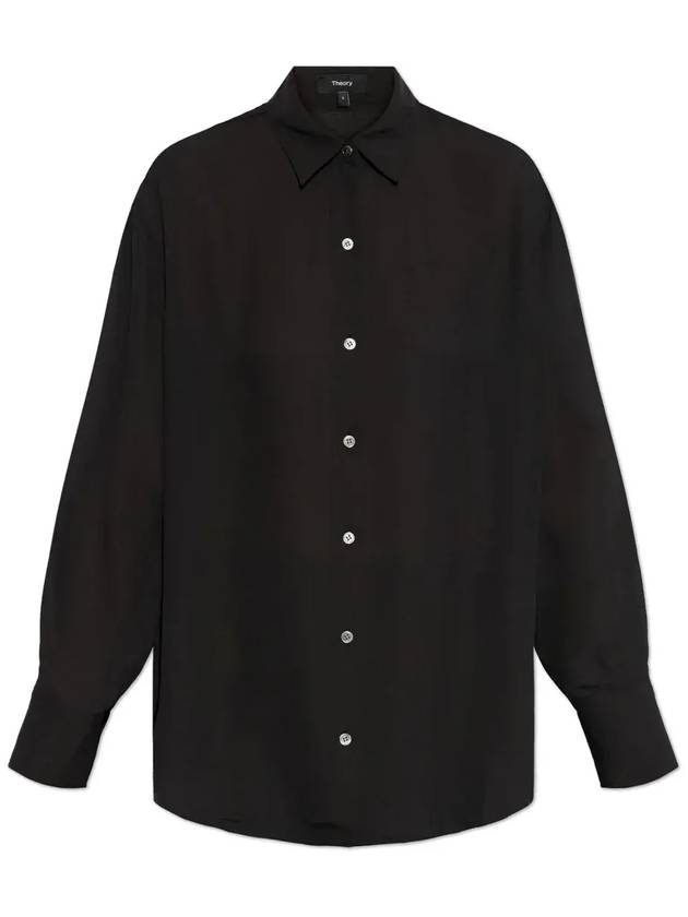 이론 버튼 디테일 칼라 셔츠 O11055090_001