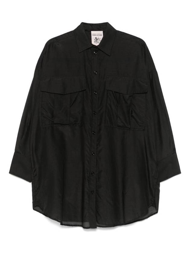 세미쿠튀르 여성 ANGELICA COTTON AND SILK 셔츠 S5SI10Y69 0