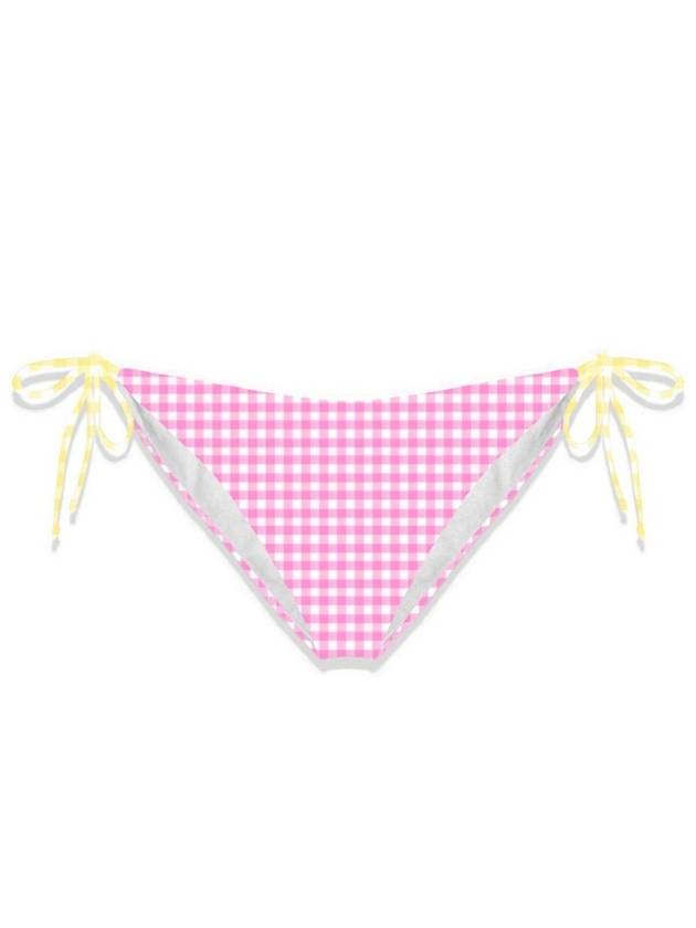 Mc2 Saint Barth 체크 사이드 타이 비키니 브리프