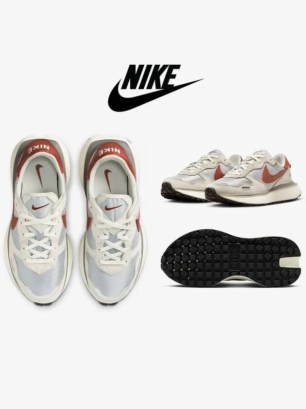 나이키 운동화 여성 피닉스 와플 스니커즈 신발 오렌지