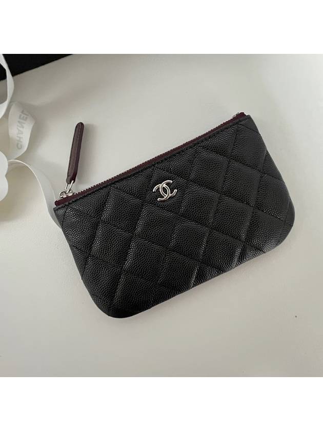 샤넬 클래식 미니 파우치 블랙 AP0214Y01588C3906