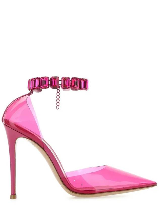 Gianvito Rossi 포인티드 토 장식 펌프스 G4032115RICPXV_BLNM