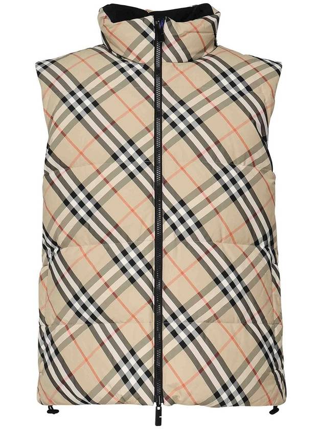 Burberry Plaid Padded Vest