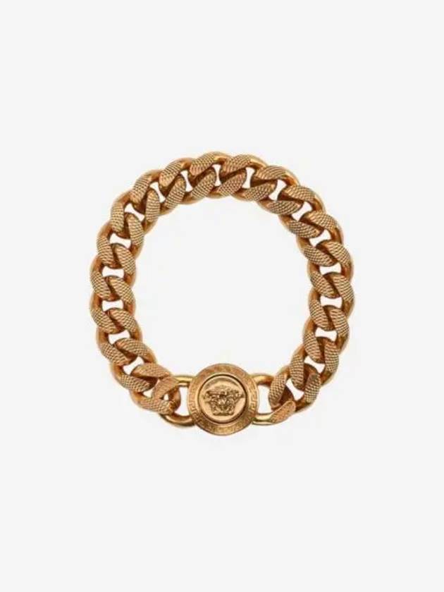 베르사체 메두사 체인 브레이슬릿 트리뷰트 골드 Versace Medusa Chain Bracelet Tribute Gold