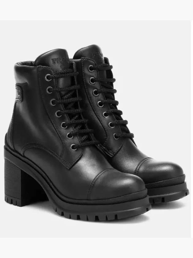 프라다 레더 앵클 부츠