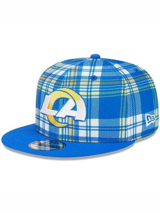 1079797 NFL 로스앤젤레스 램스 2024 Sideline Statement 9FIFTY Hat Royal
