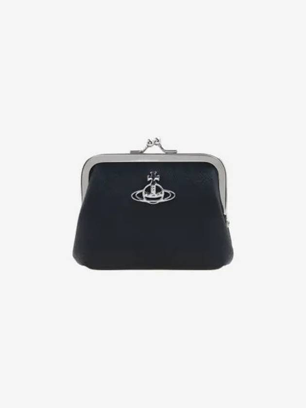 비비안 웨스트우드 더비 프레임 코인 퍼스 블랙 Vivienne Westwood Derby Frame Coin Purse Black