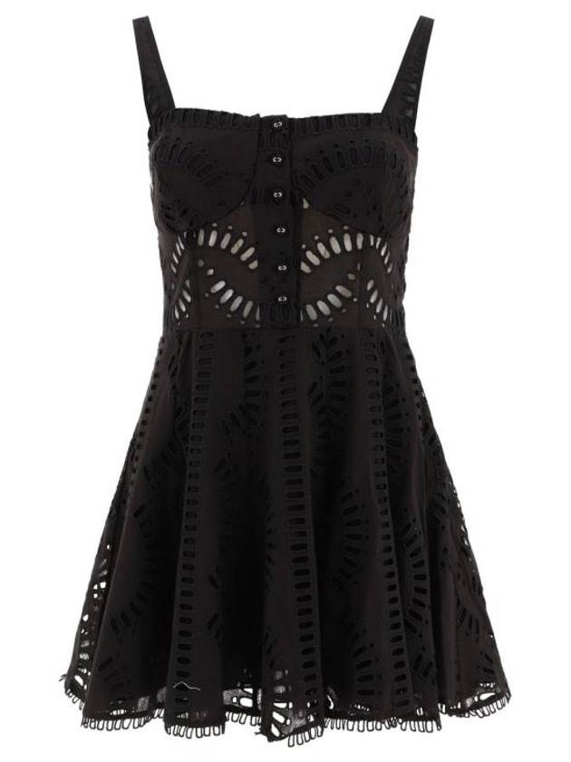 24SS 차로루이즈 미디 원피스 243610BLACK SAMOA