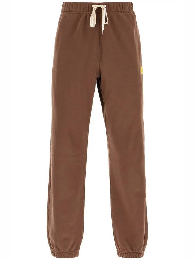 Autry 로고 프린트 드로스트링 트랙 팬츠 PAPM_16JCCHOCO