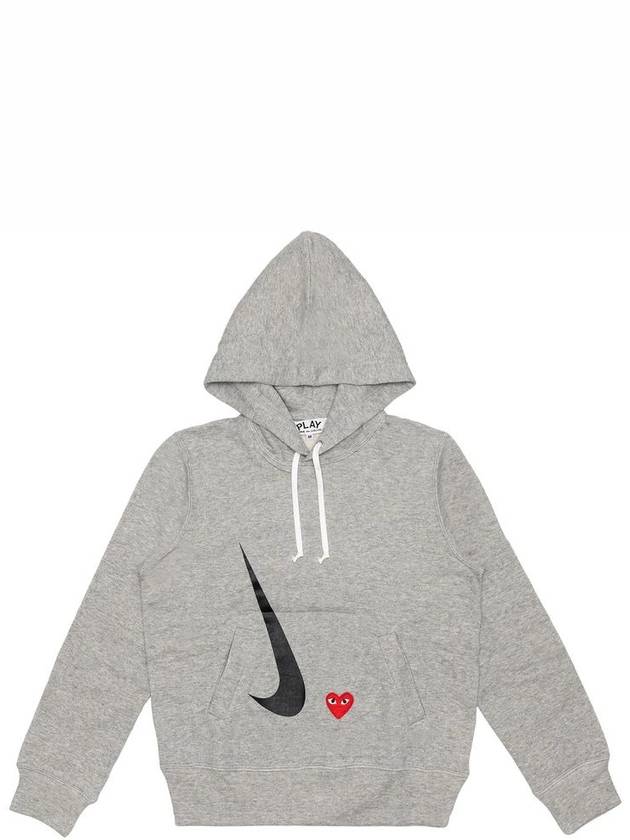 CDG x 나이키 후디 그레이