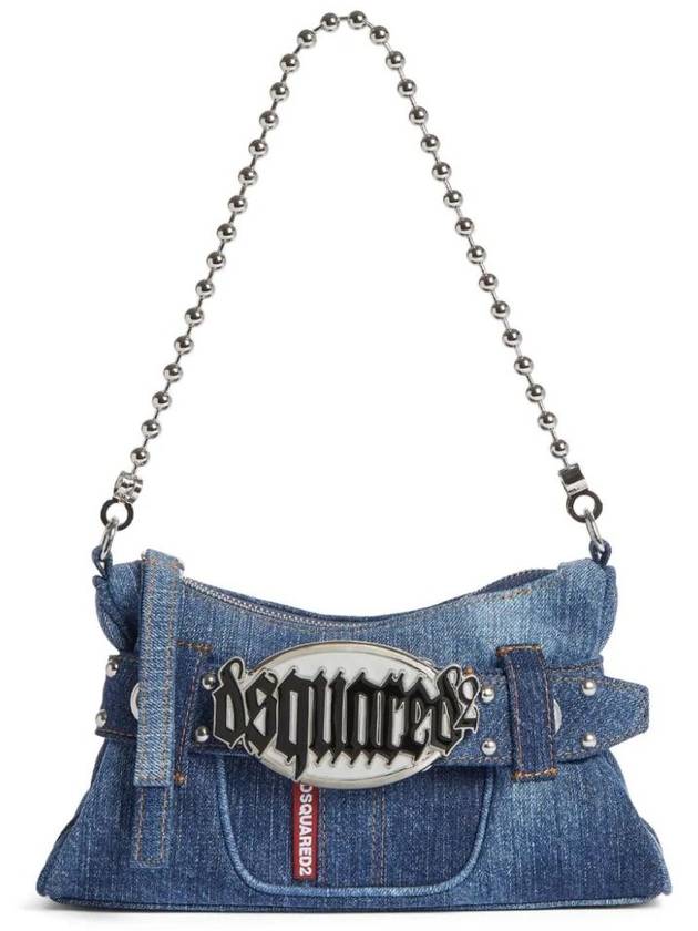 디스퀘어드2 고딕 데님 클러치