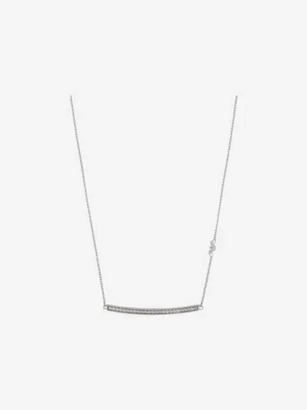 W 엠포리오 아르마니 스털링 실버 ID 네클리스 실버 W Emporio Armani Sterling Silver ID Necklace Silver