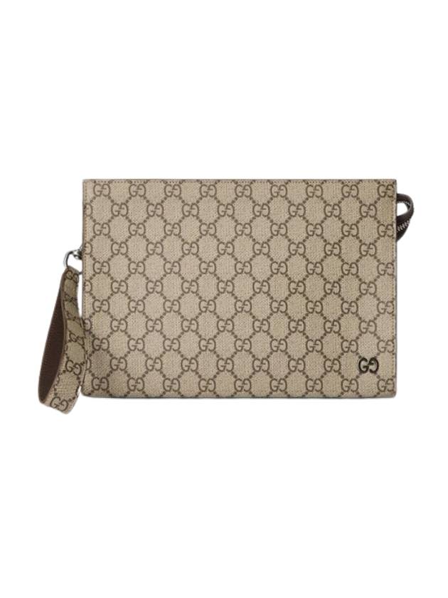 구찌 GG 디테일 GG 클러치 백 베이지