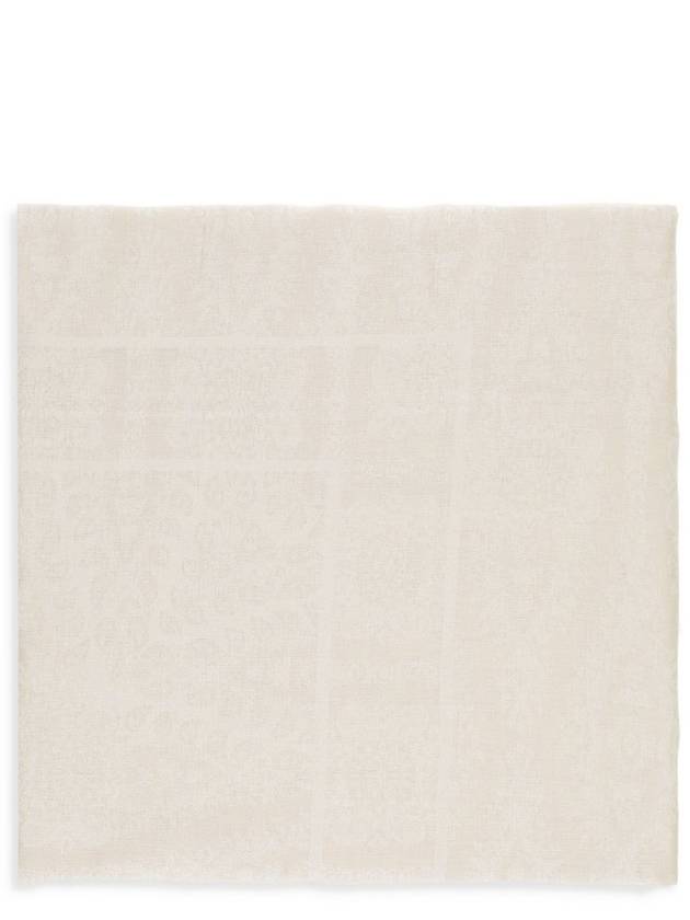 에트로 페이즐리 자카드 메달리온 모티프 스카프