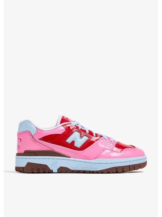 뉴발란스 550 Y2K 로우탑 스니커즈 레드 핑크