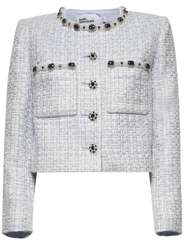 셀프 포트레이트 부클레 재킷 SS25008JBL_BLUE