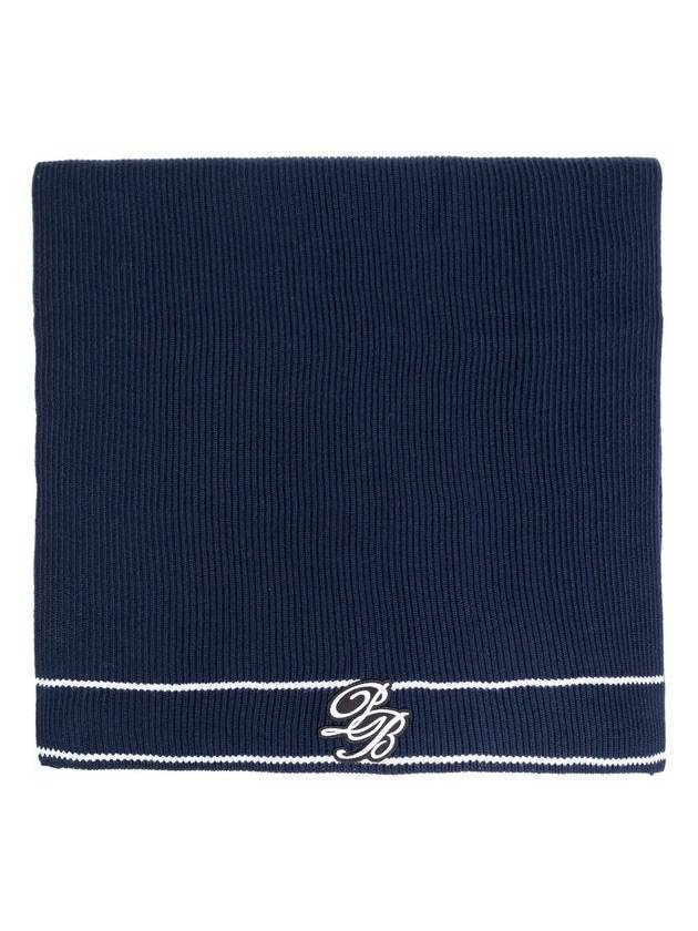 Balmain PB 로고 니트 스카프