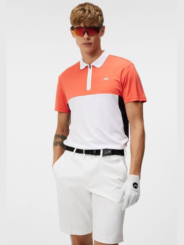 제이린드버그 골프 남성 지퍼카라 폴로 티셔츠